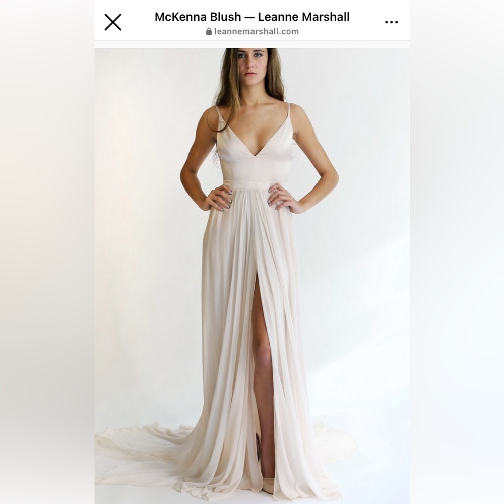 Leanne Marshall McKenna dress in blush, size 4